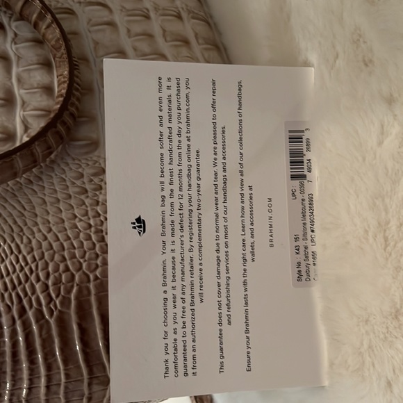 Brahmin purse
9 1/2 by 12 - Picture 5 of 10